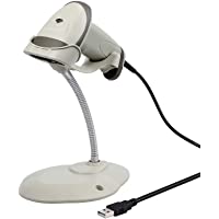 Lector de Código de Barras USB Escaner de Codigos con Soporte 650 NM Largo Alcance 100 Lineas-Segundo Alta Velocidad…